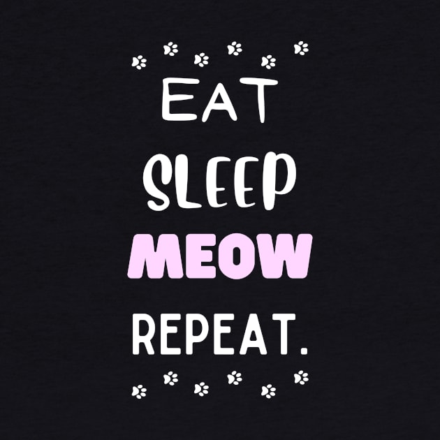 Eat, sleep, meow, repeat. by My-Kitty-Love